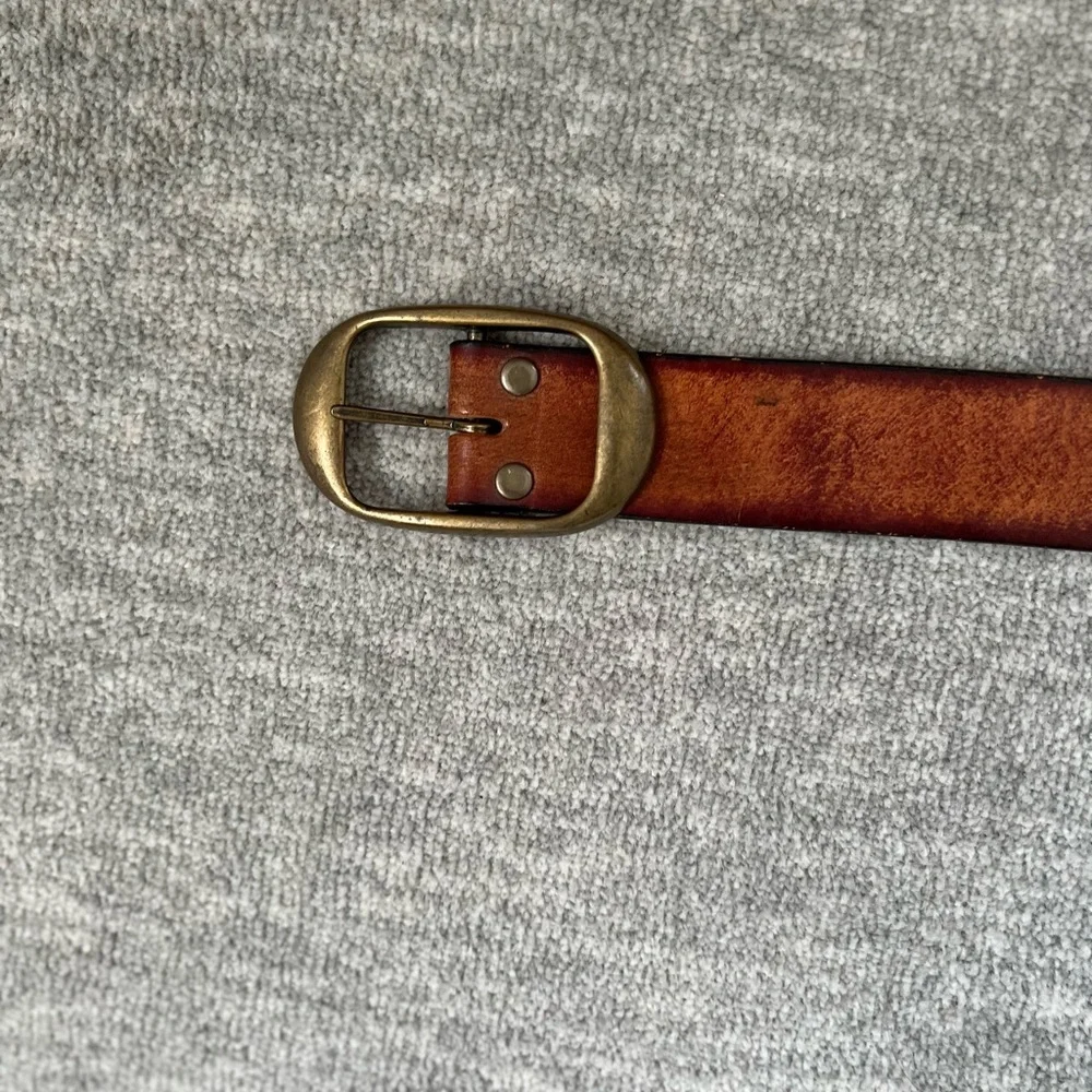 Vintage Leegin Genuine Leather Eagle Leatherworks Belt